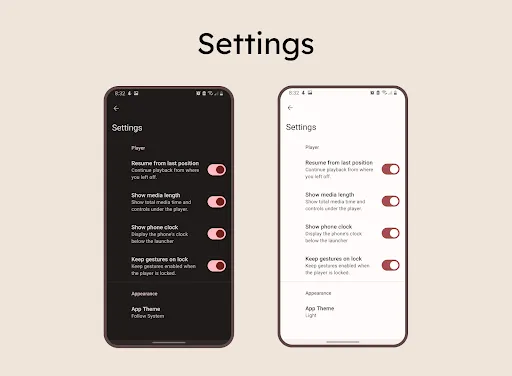 GoPlayer سکرین شاٹس