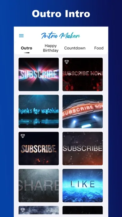 Intro Maker -Video Intro Outro Screenshots