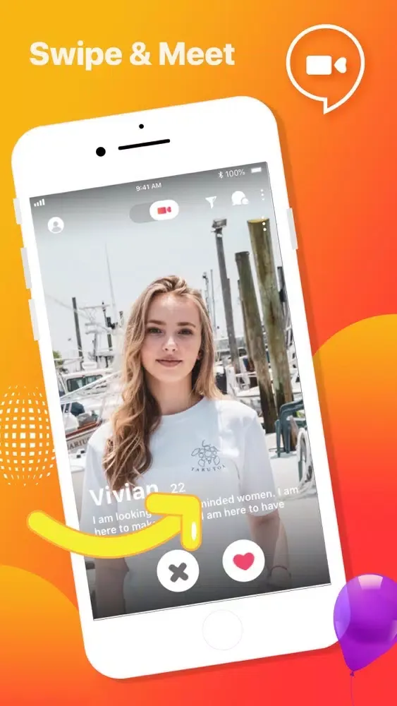 Capturas de tela do Z: Live Random Video Chat Date