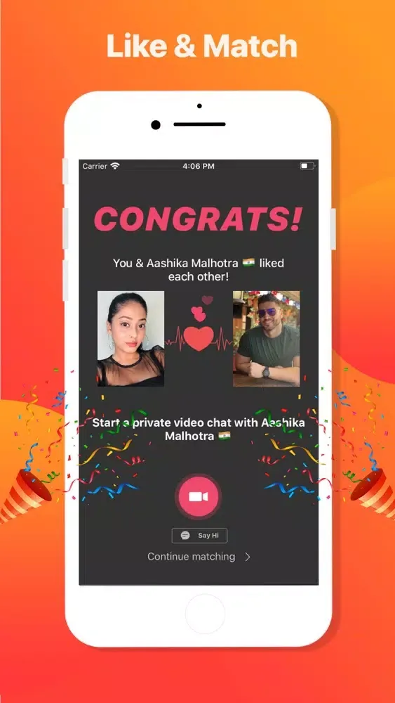 Capturas de tela do Z: Live Random Video Chat Date