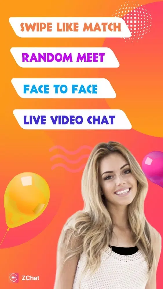Capturas de tela do Z: Live Random Video Chat Date