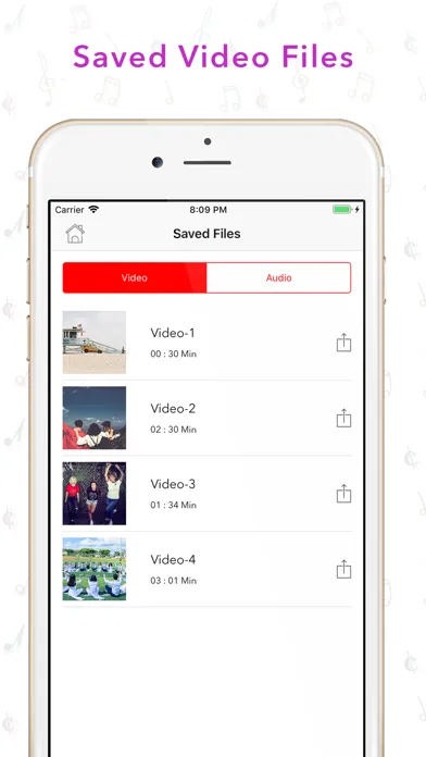 Zrzuty ekranu Video motion editor