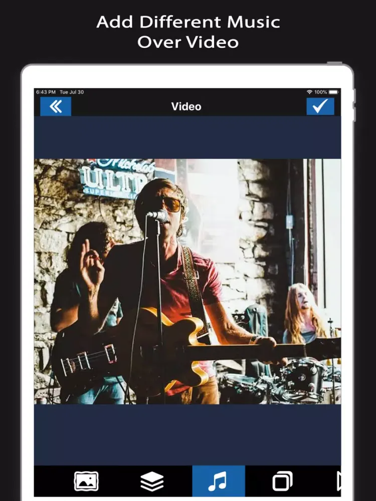 Ảnh chụp màn hình của No Crop Video:Insta Size Video iPad 