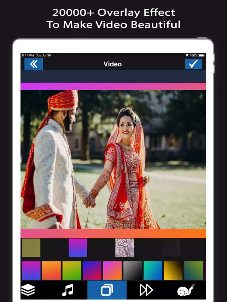 Ảnh chụp màn hình của No Crop Video:Insta Size Video iPad 