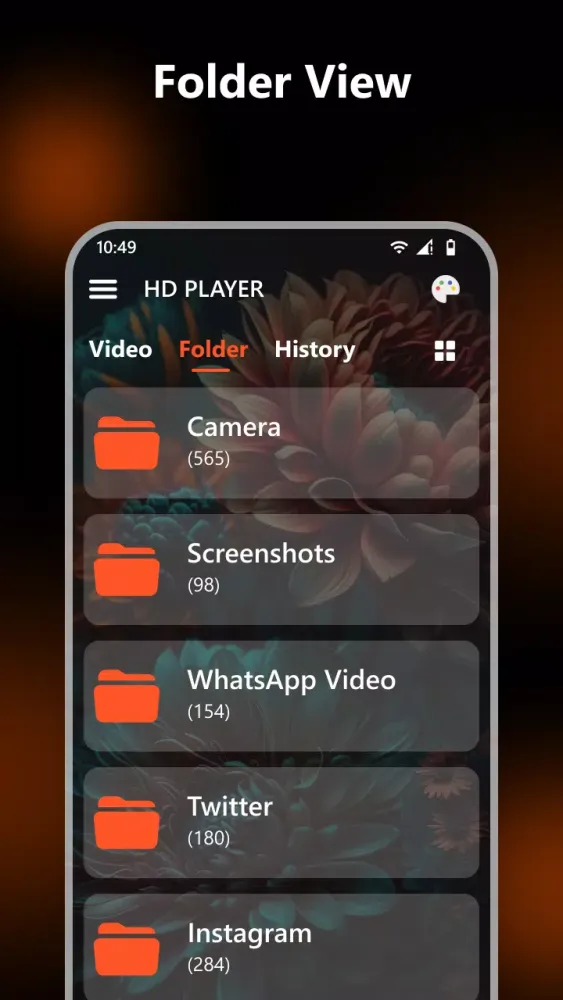 HD Video Player For All Format स्क्रीनशॉट