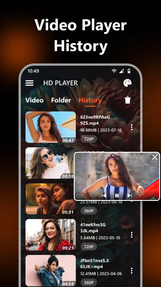 HD Video Player For All Format स्क्रीनशॉट