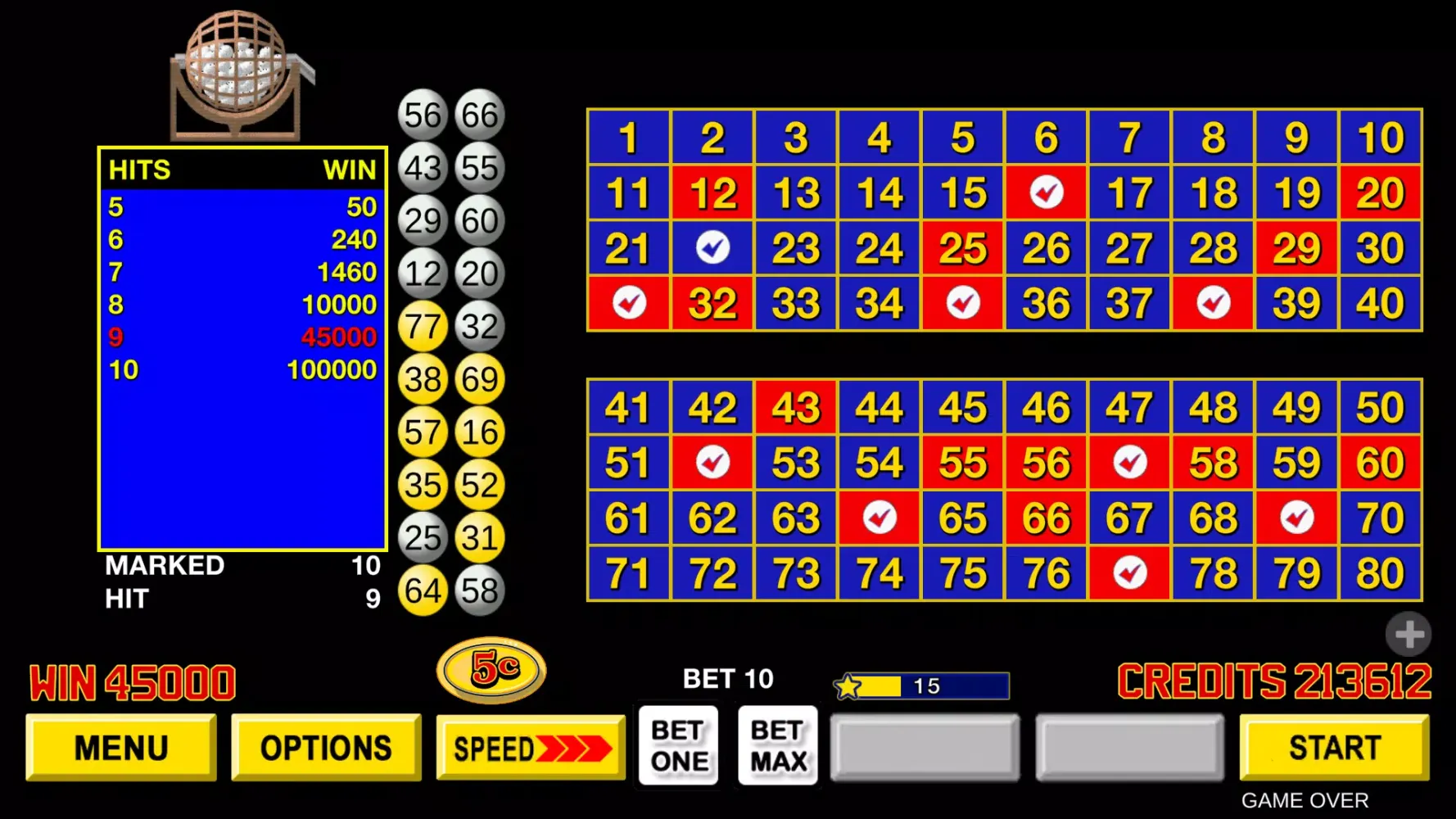Keno Screenshots