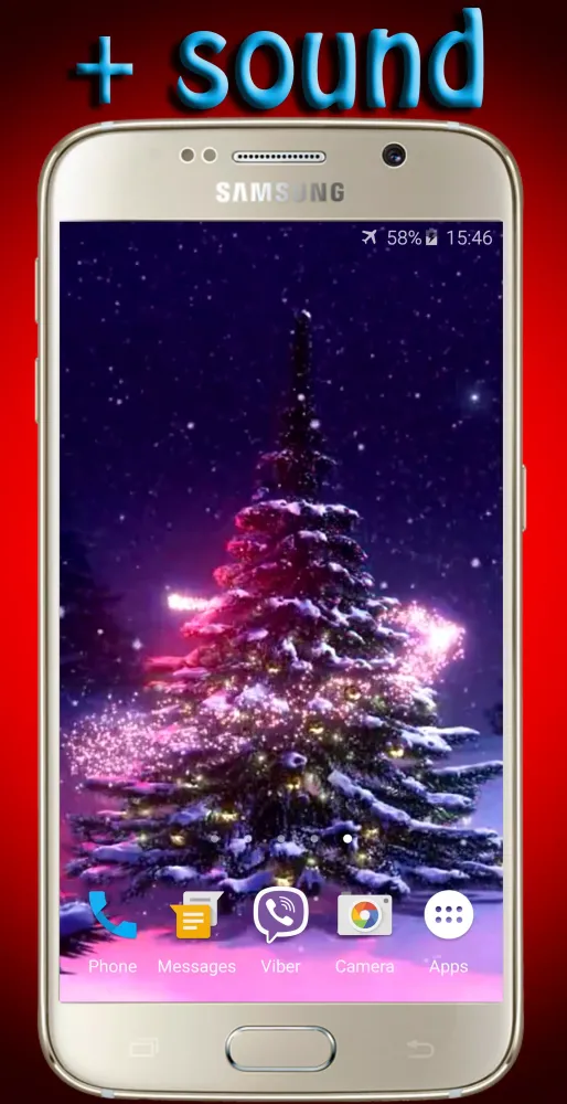 Christmas Tree Live Wallpaper Screenshots