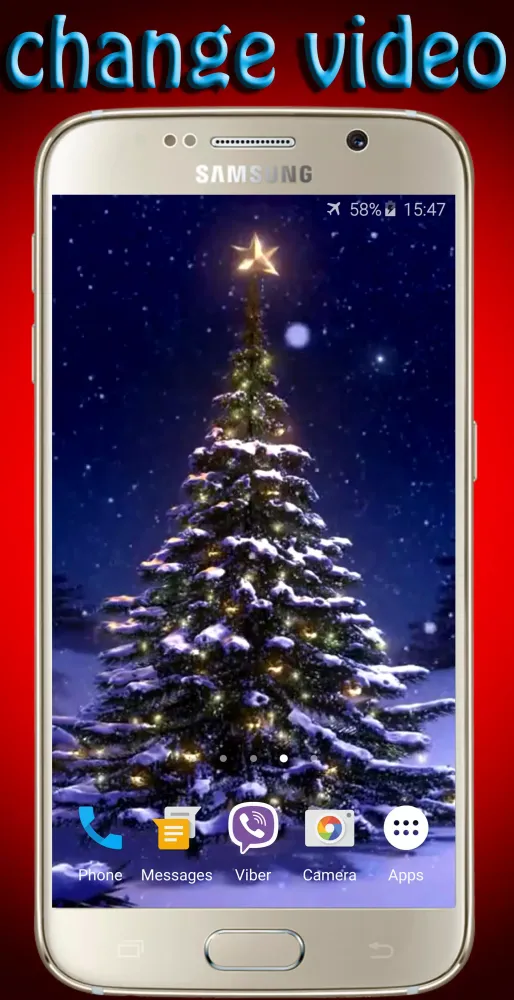 Christmas Tree Live Wallpaper Screenshots