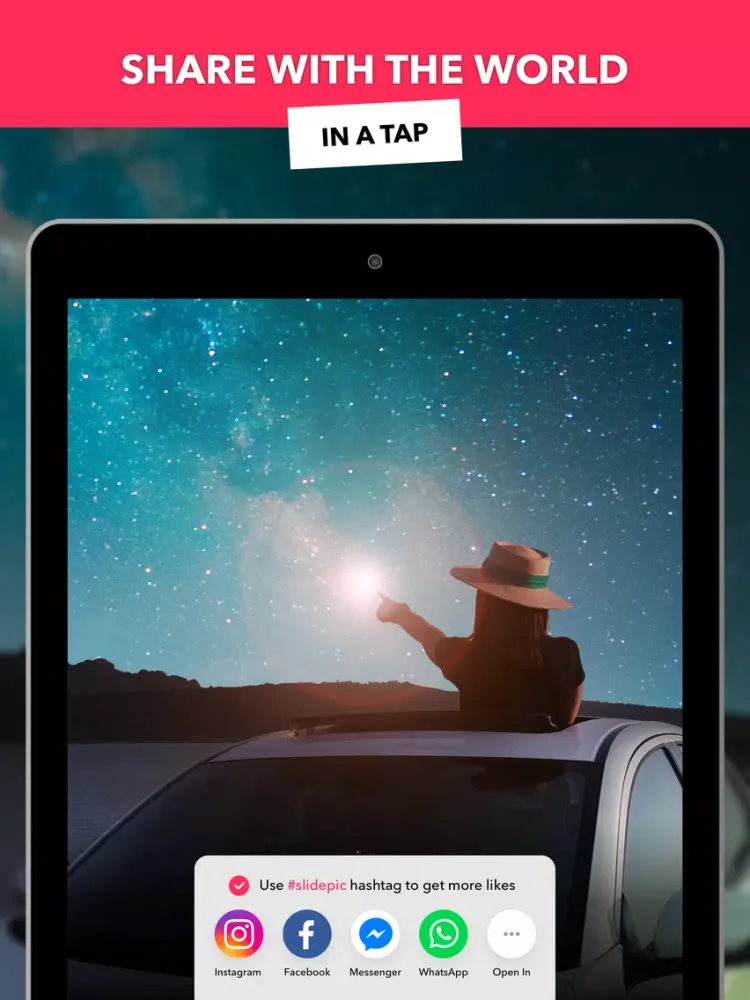 Tangkapan layar SlidePic - Slideshow Maker iPad 