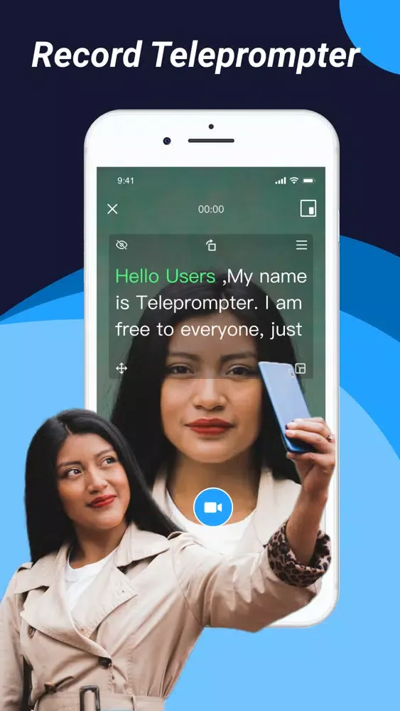 Online Teleprompter for video应用截图