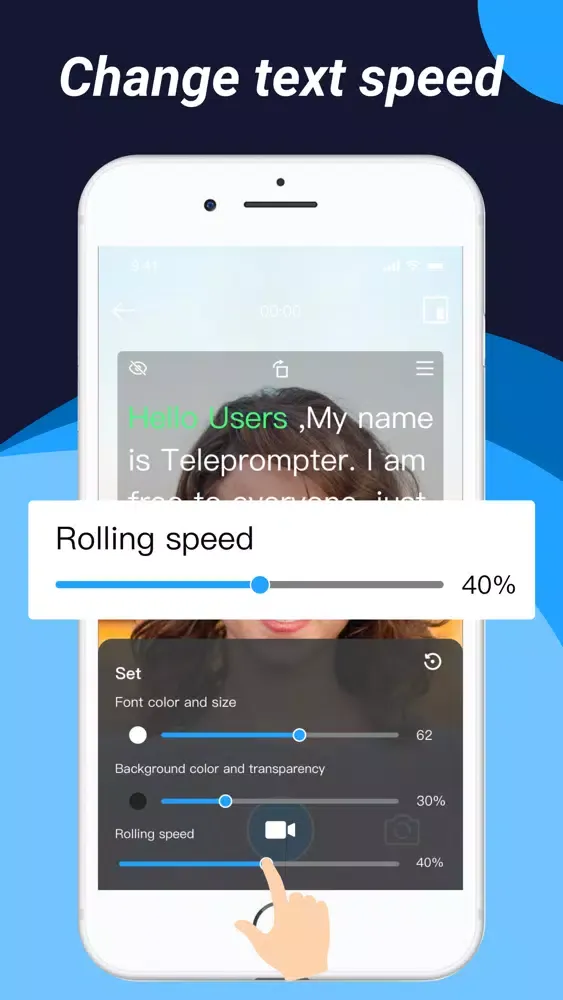 Online Teleprompter for video应用截图