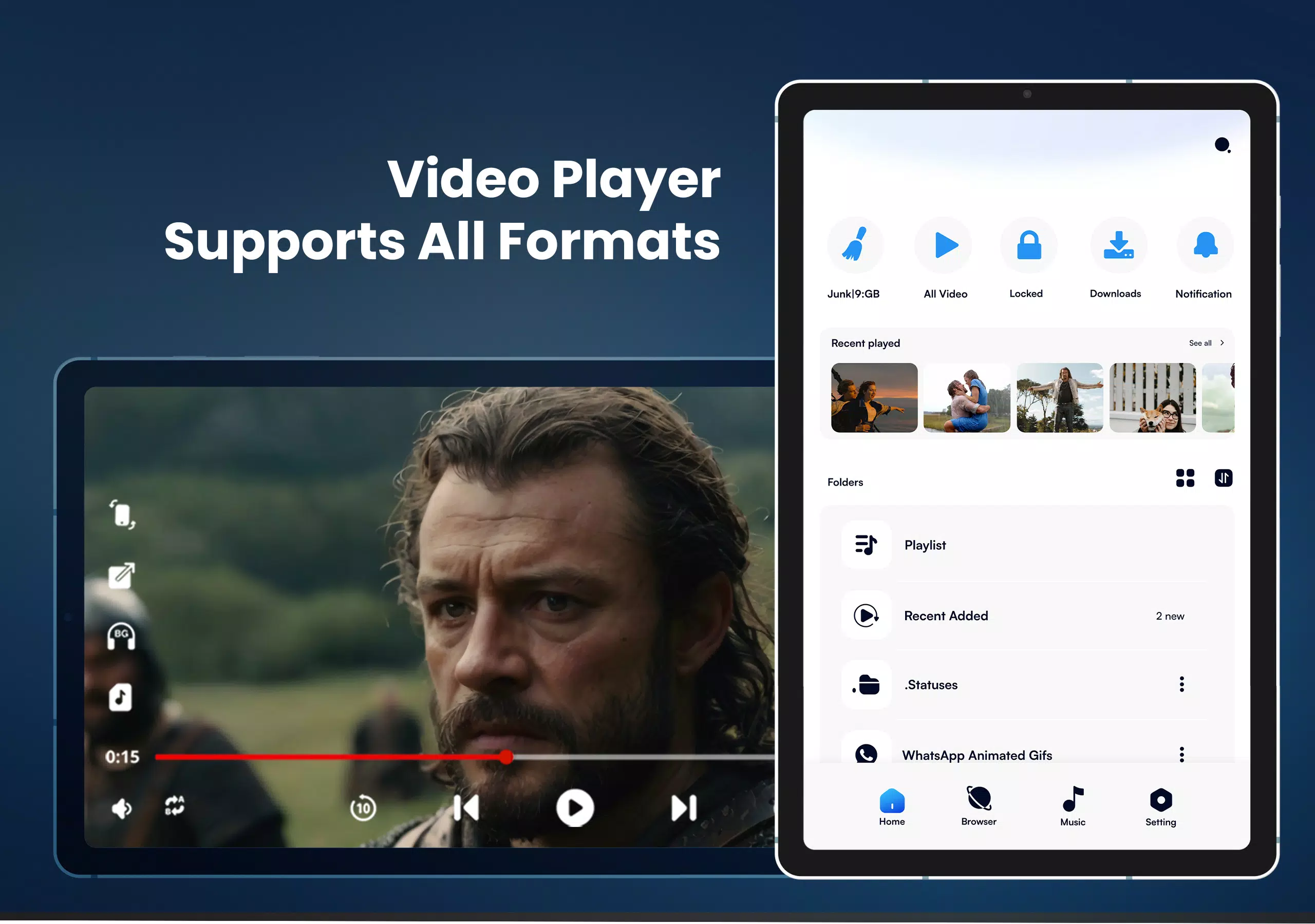 HDx Video Player all formats Screenshots