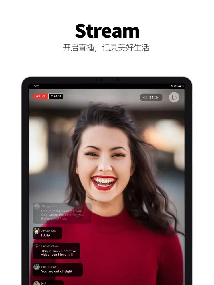 G-TV iPad  Screenshots