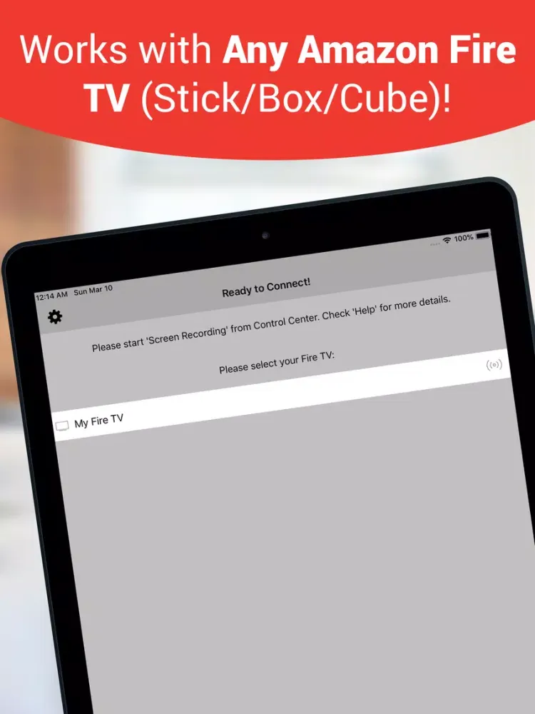 Screen Mirror for Fire TV+ iPad  स्क्रीनशॉट