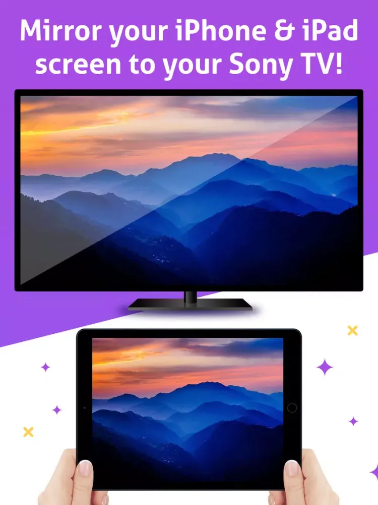 Capturas de tela do Pro Mirror for Sony TV iPad 