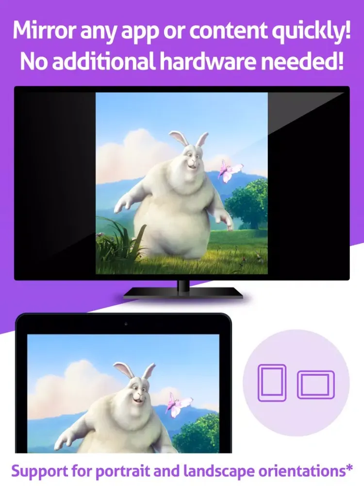 Capturas de tela do Pro Mirror for Sony TV iPad 