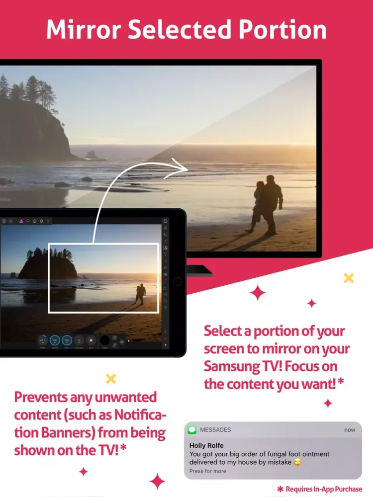 Mirror for Samsung TV HD iPad  स्क्रीनशॉट