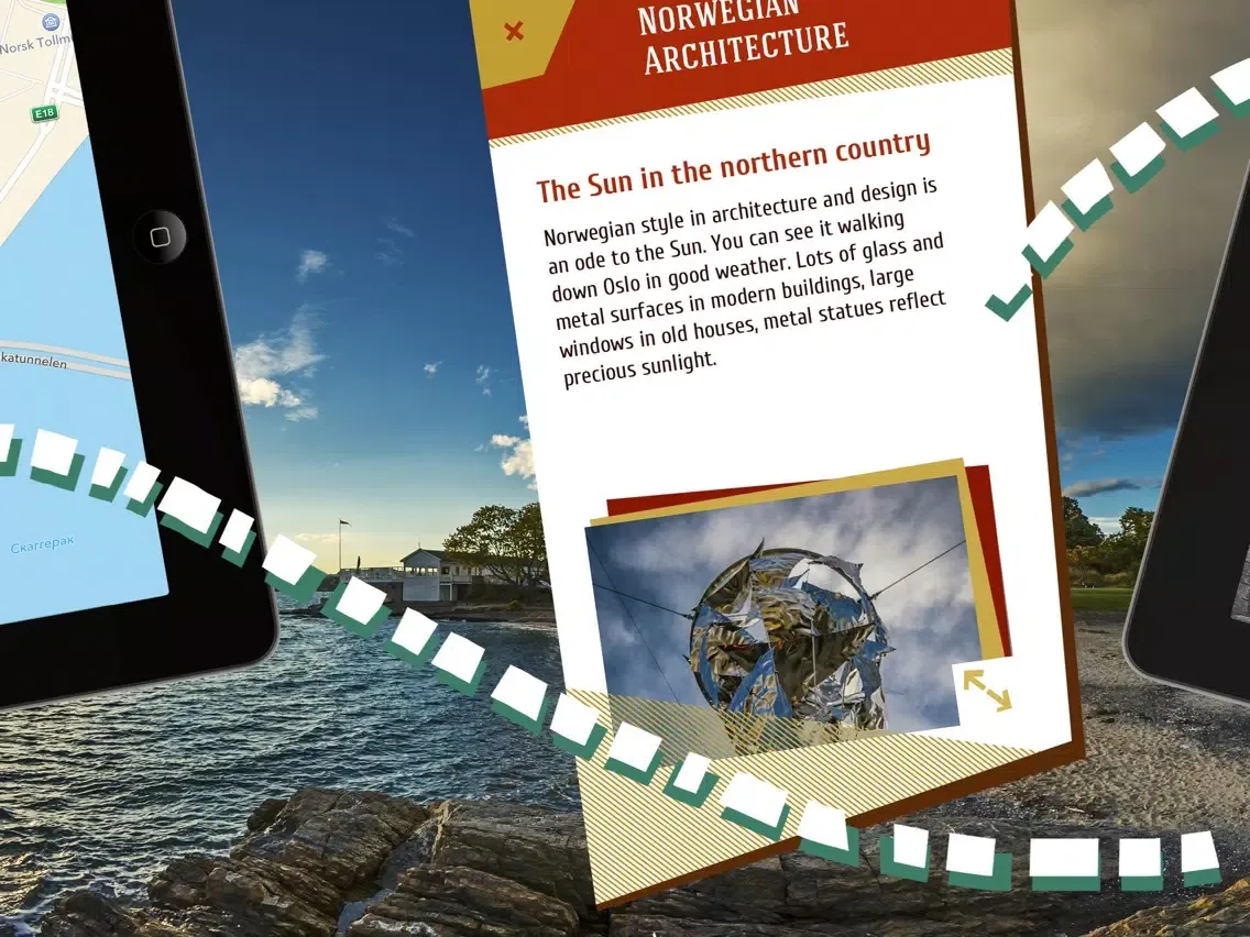 Zrzuty ekranu Oslo. Photo-Video guide + virtual tour iPad 