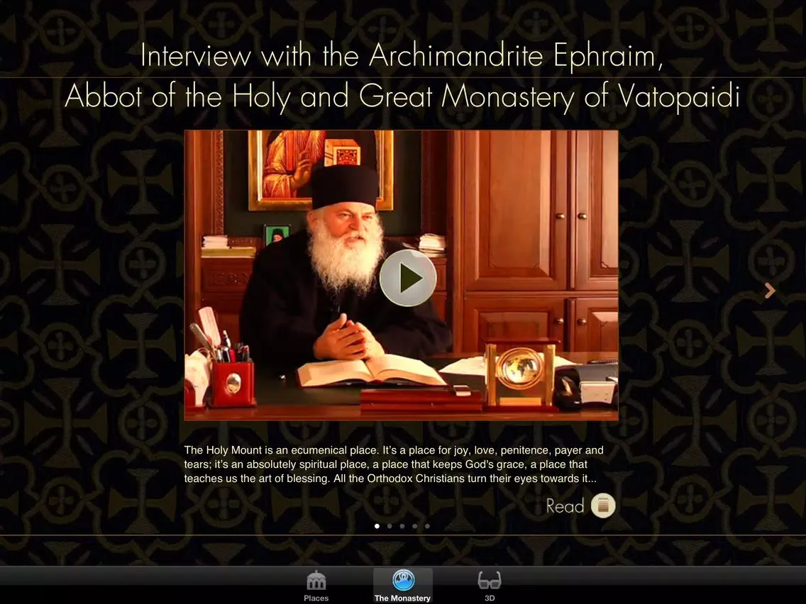 The Holy and Great Monastery of Vatopaidi on Holy Mount Athos iPad  Screenshots