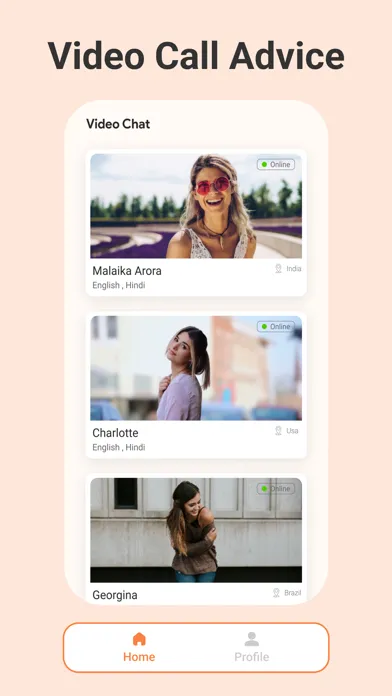 Tangkapan layar Livetalk : Live Video Chat