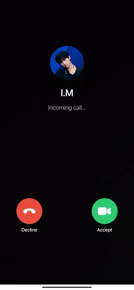 Monsta X Call, Fake Video Call Screenshots