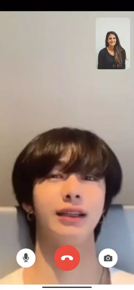 Monsta X Call, Fake Video Call Screenshots
