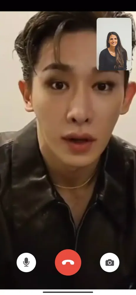 Monsta X Call, Fake Video Call Screenshots