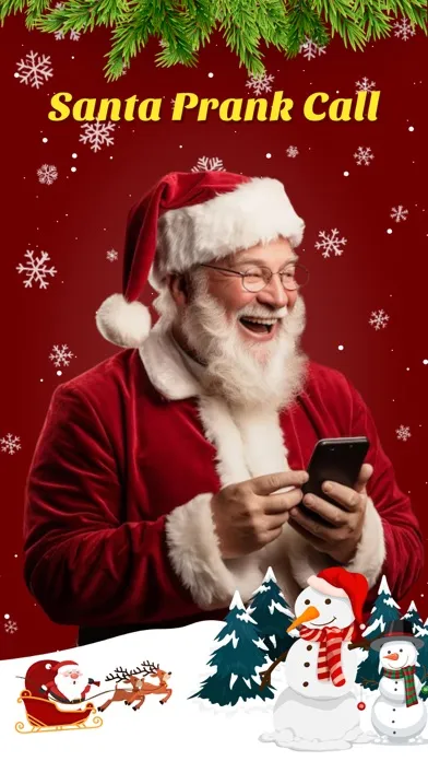 Tangkapan layar Santa Claus Call Video
