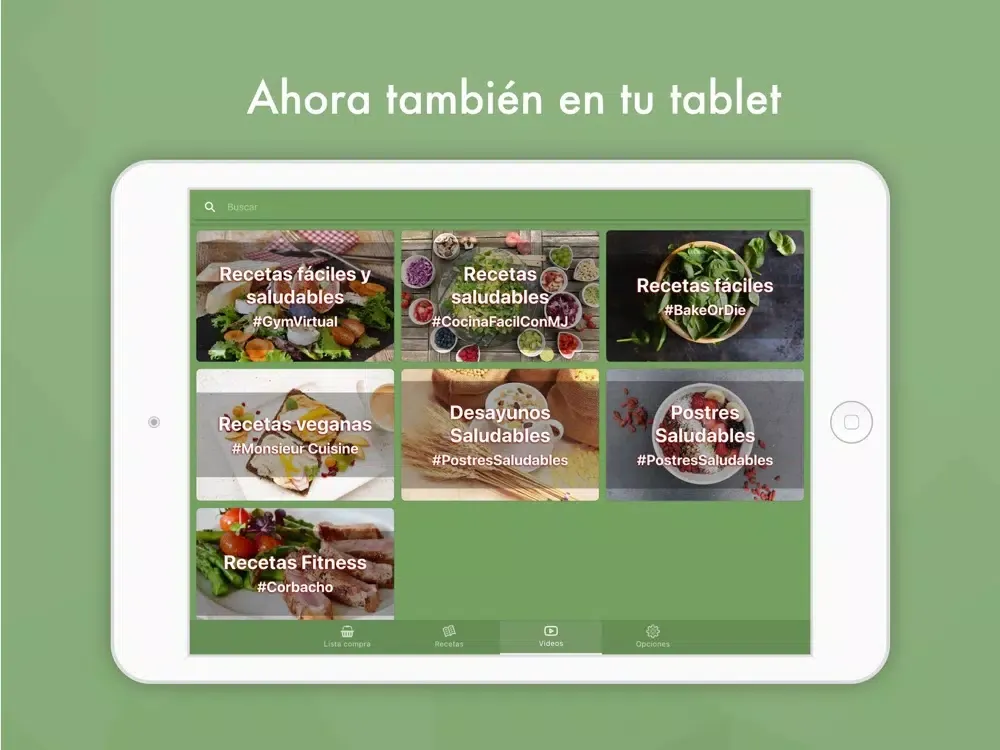 Capturas de tela do Recetas Saludables y Sanas iPad 