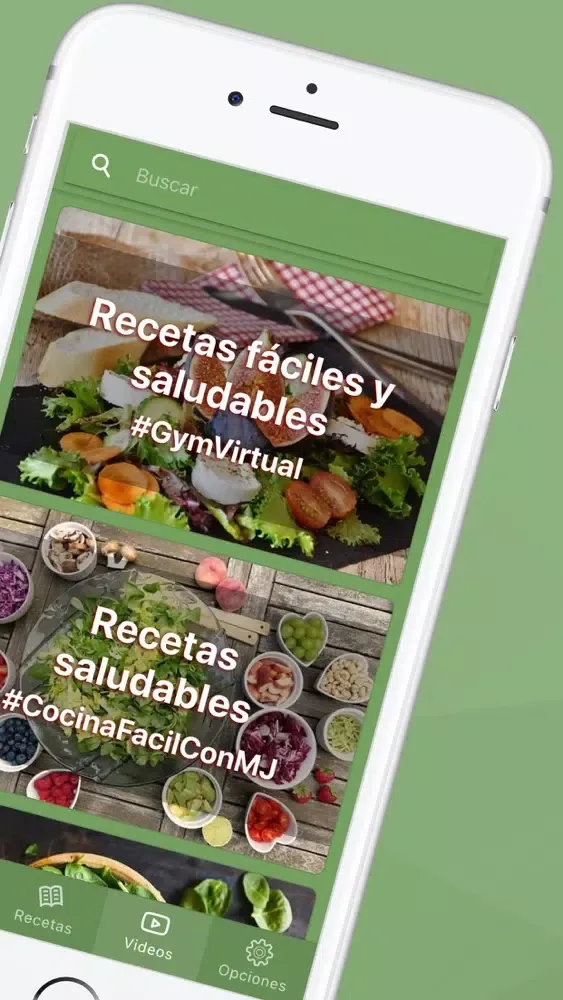 Capturas de tela do Recetas Saludables y Sanas