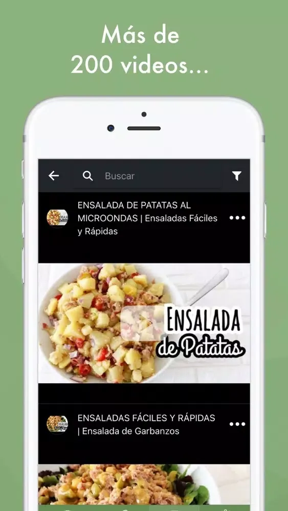 Capturas de tela do Recetas Saludables y Sanas