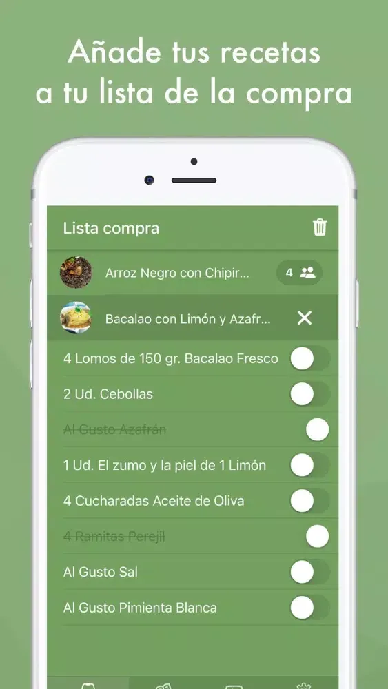 Capturas de tela do Recetas Saludables y Sanas