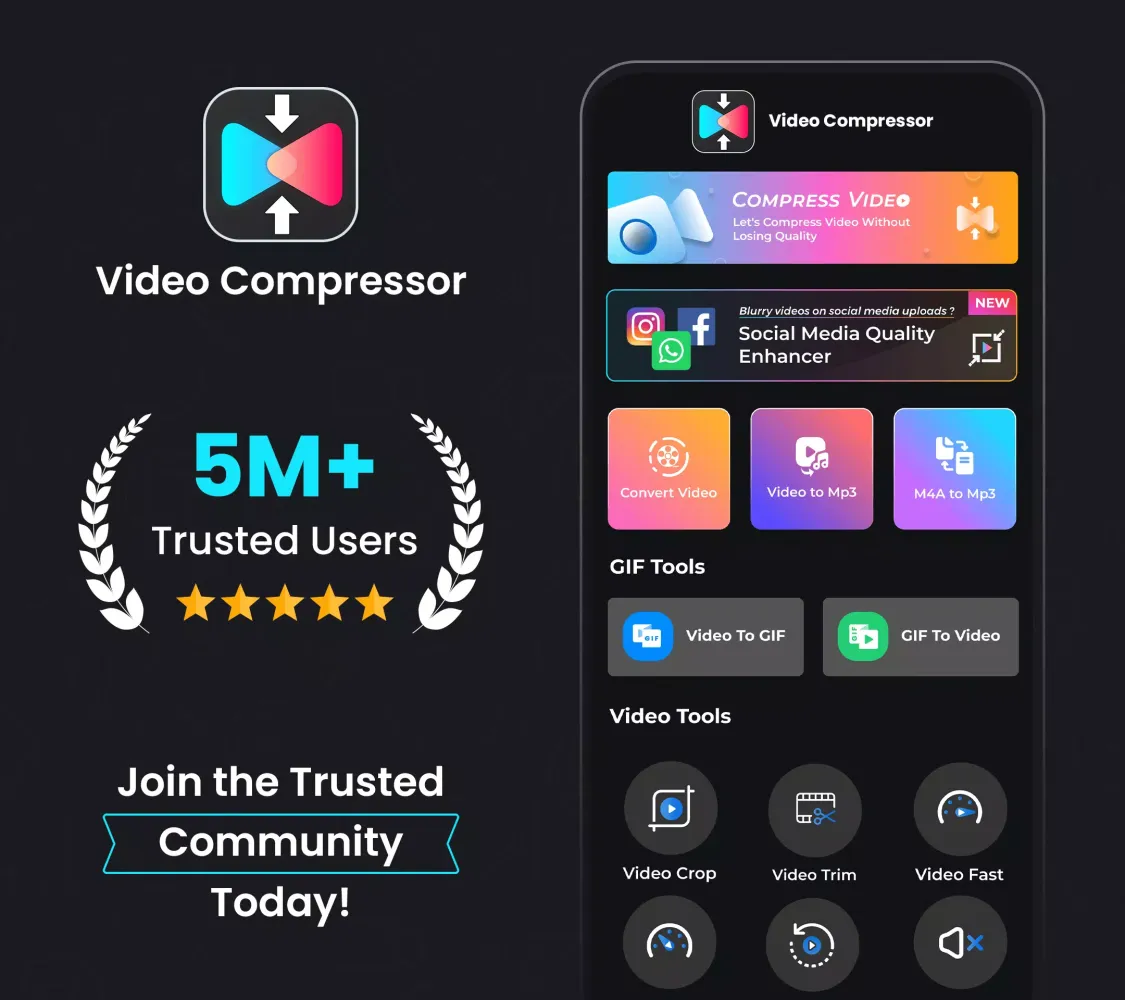 ภาพหน้าจอของ Video Compressor