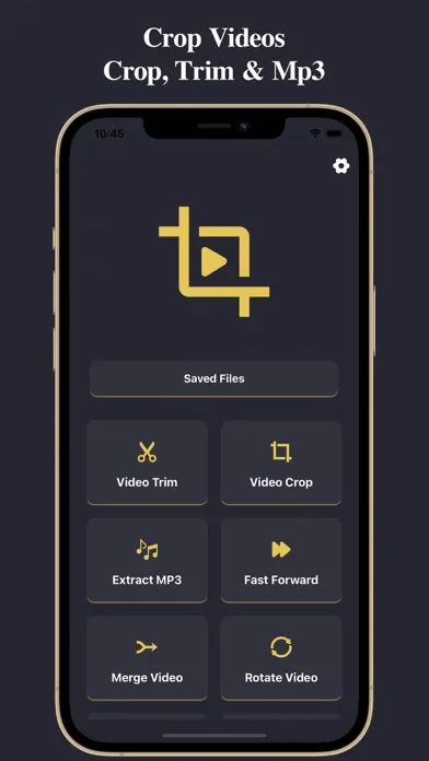 Capturas de tela do Crop Videos: Crop, Trim & Mp3