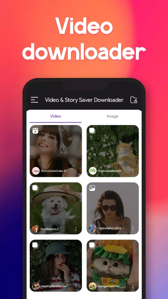 Video & Story Saver Downloader 스크린샷
