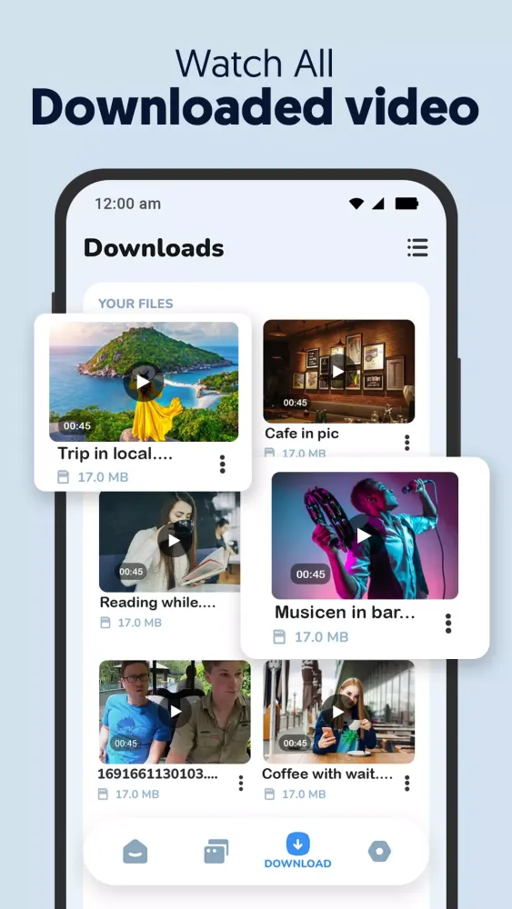 Скриншоты Video Downloader