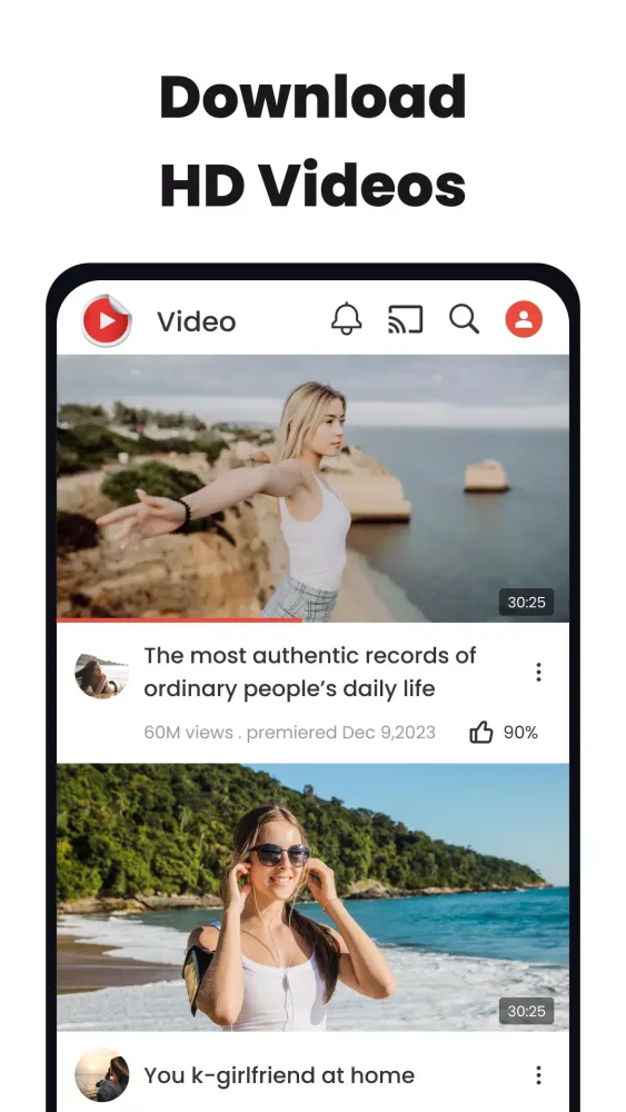 Video & Music Downloader HD 스크린샷