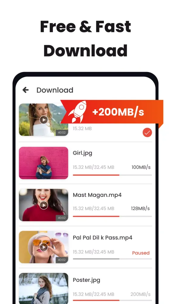 Video & Music Downloader HD 스크린샷
