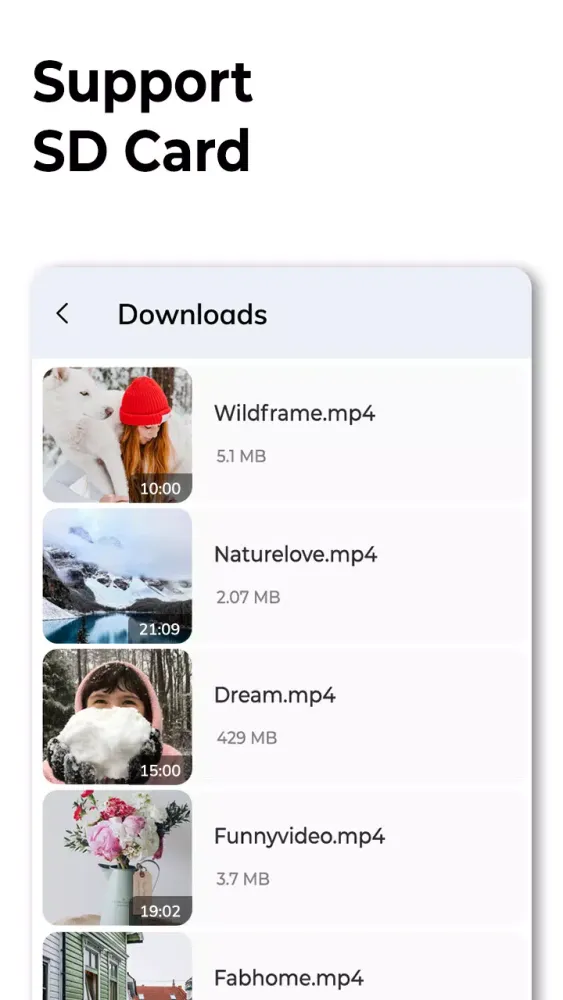 Capturas de pantalla de Video Downloader