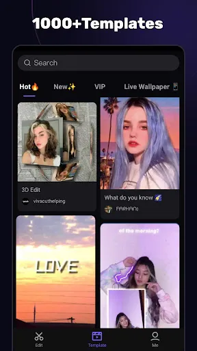 Captures d'écran de Video Editor APP - VivaCut