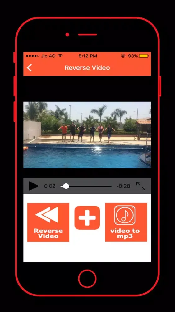 Tangkapan skrin FX Mojo Video Editor