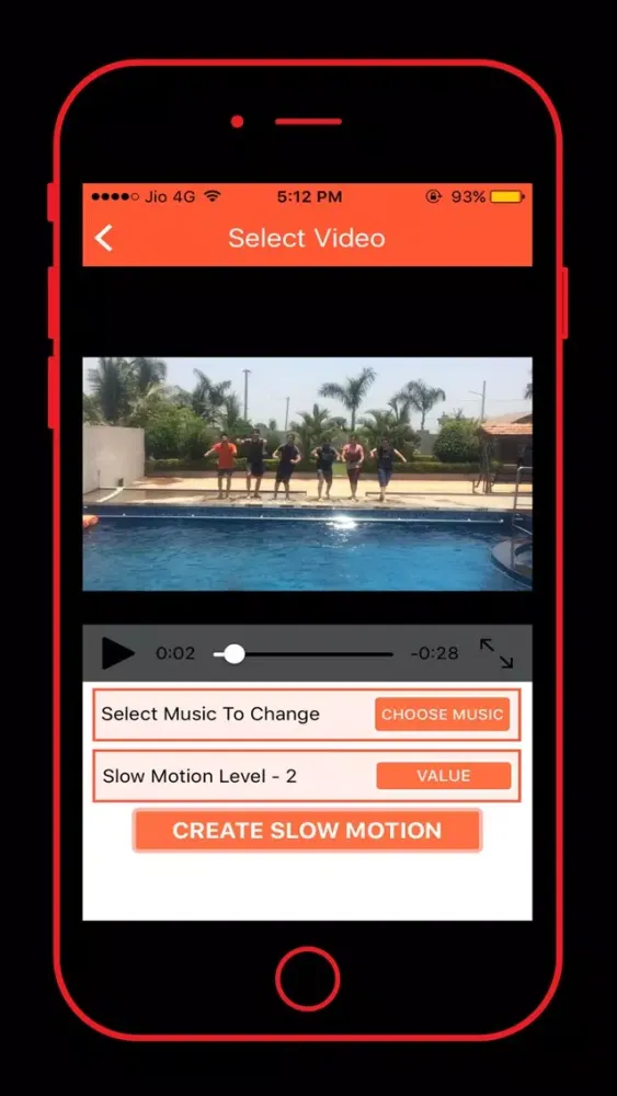 Tangkapan skrin FX Mojo Video Editor
