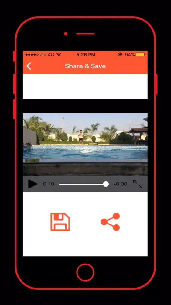 Tangkapan skrin FX Mojo Video Editor