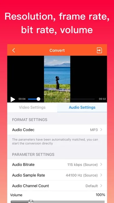 Zrzuty ekranu Video Converter - mp4 to mp3