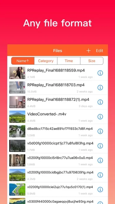 Zrzuty ekranu Video Converter - mp4 to mp3