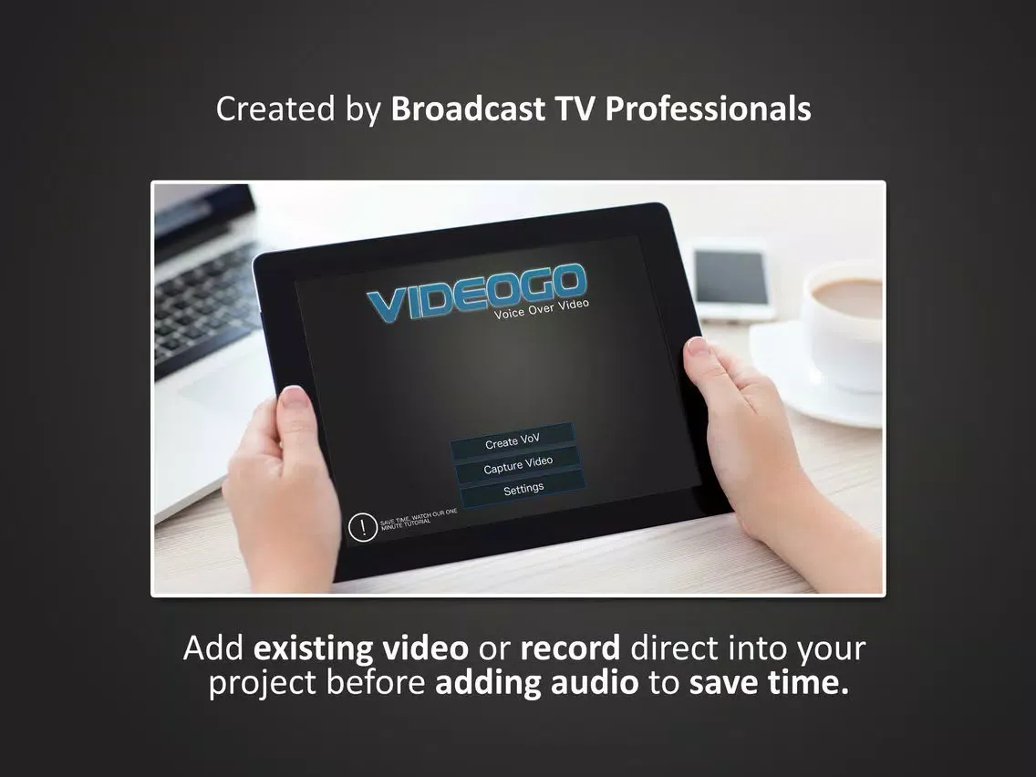 ภาพหน้าจอของ Voice Over Video Lite iPad 