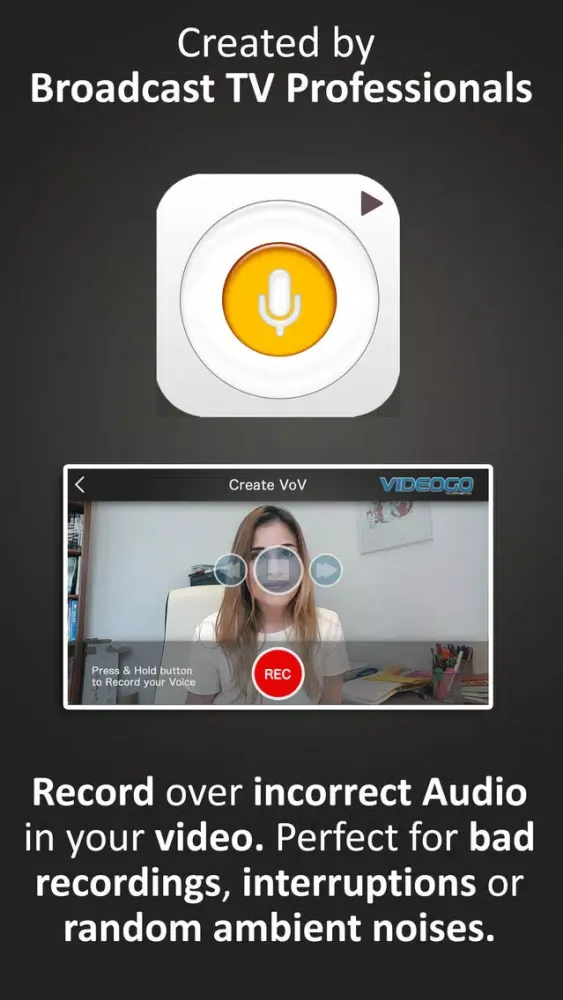 ภาพหน้าจอของ Voice Over Video Lite