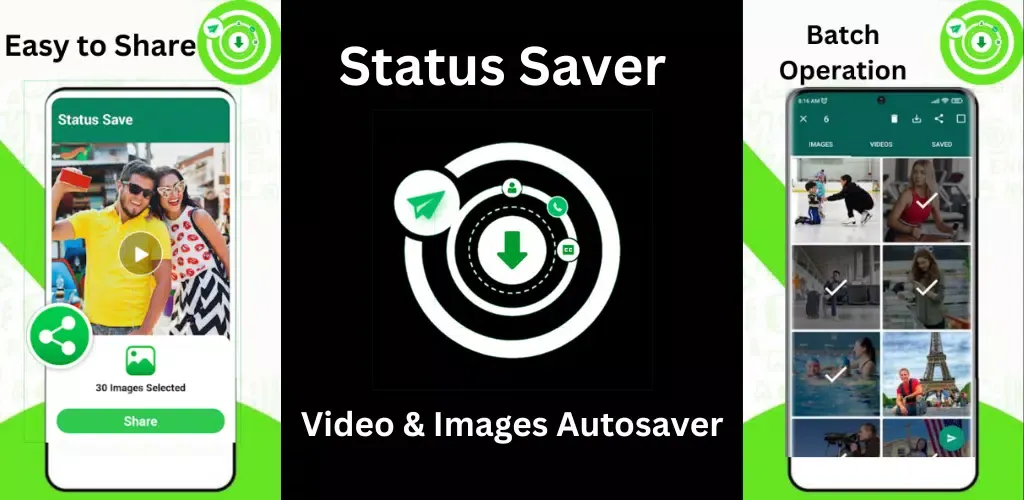 Autosaver Video, Image Status Screenshots