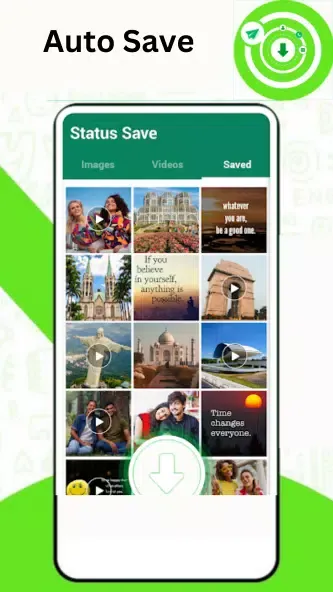 Autosaver Video, Image Status Screenshots